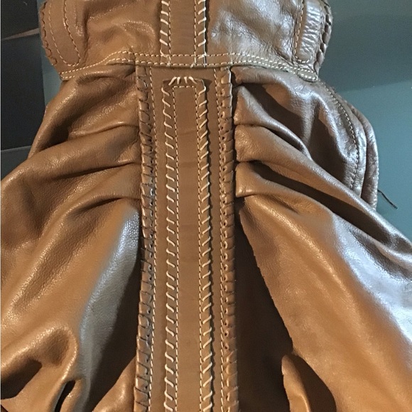 Zara genuine leather bag. Tan - Picture 2 of 4